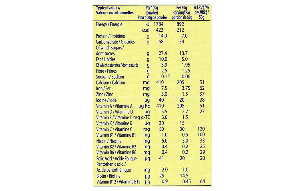 Nestle Cerelac Banana & Wheat Milk (From 7 months)   Tin  400 grams